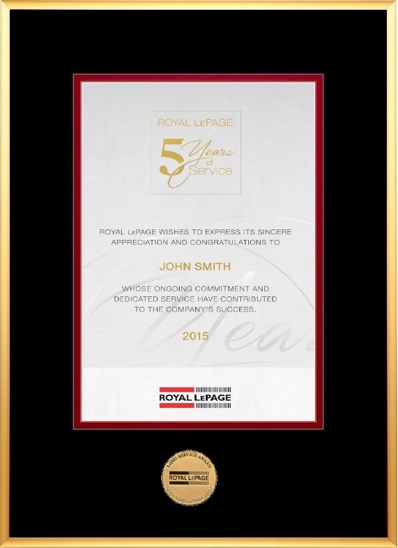 LARGE LONG TERM SERVICE AWARD - LTS LARGE LONG TERM SERVICE AWARD - LTS